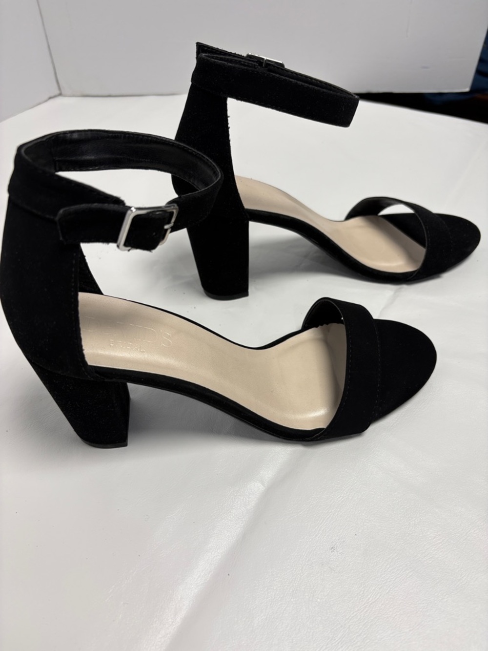 Black Block Heel Sandal